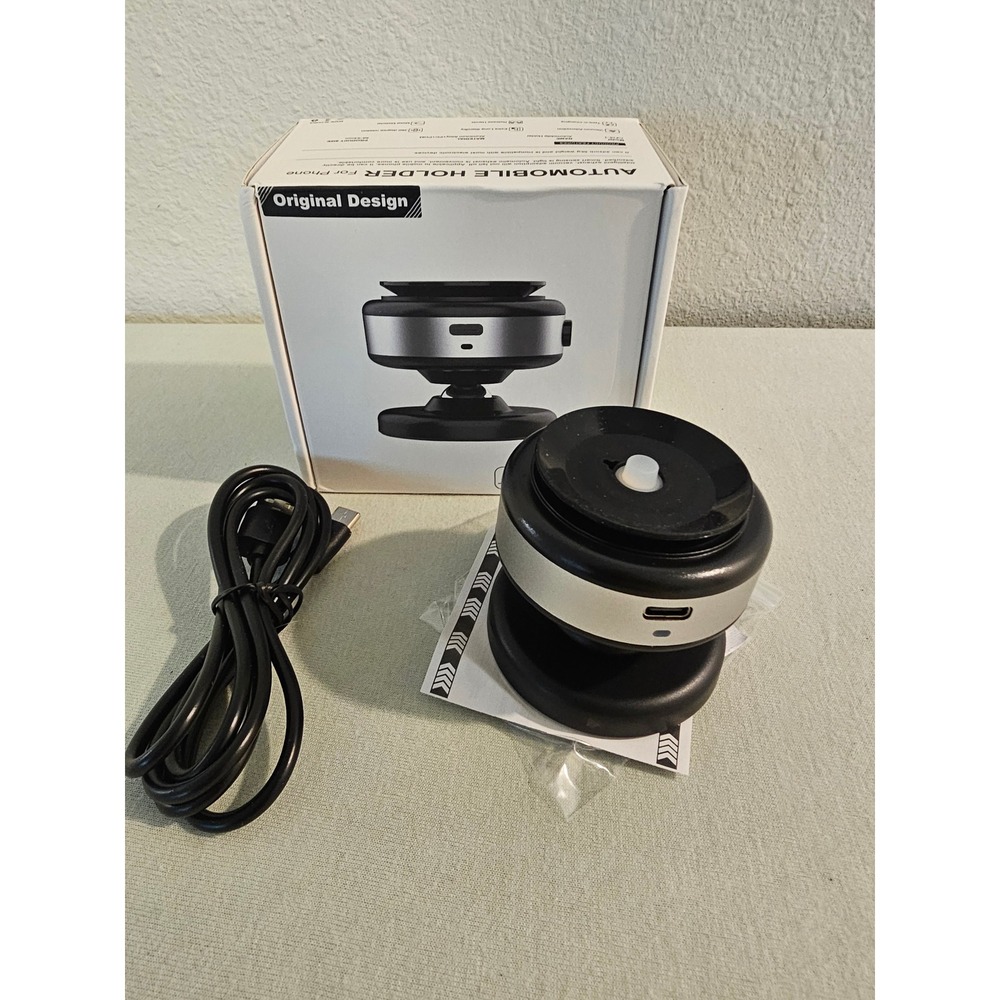 Original Design Automobile Phone Holder Silver Vacuum Adsorption Mount CZ16-1